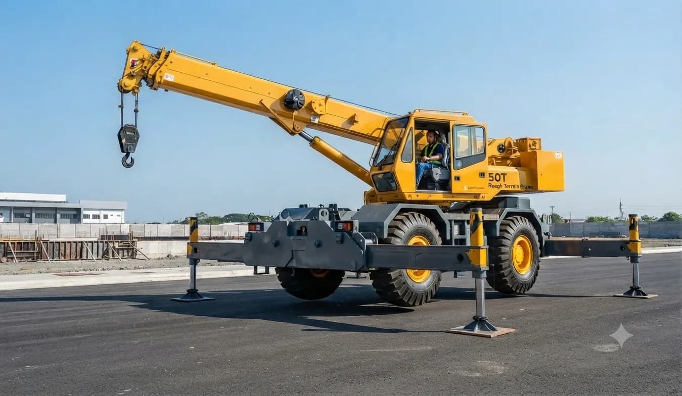 50T Rough Terrain Crane